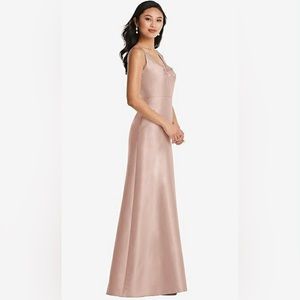 Dessy Bridesmaid dress Burnt Sugar